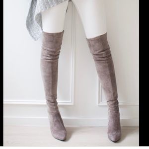 Goodnight Macaroon Carina OTK boots size 7